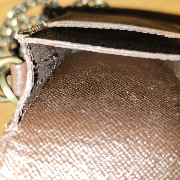 Louis Vuitton Damier Ebene Cigarette Case Pouch with Chain Strap - Picture 10 of 10